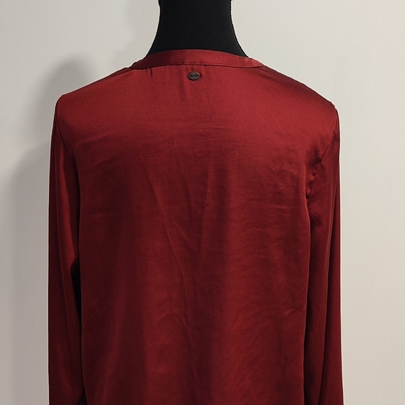 Guess Burgundy Blouse - Picture 2 of 6